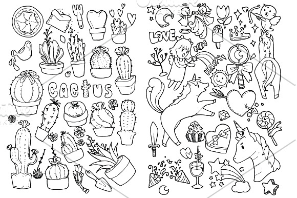 15151 in 1 Doodle Giant bundle in Illustrations - product preview 142