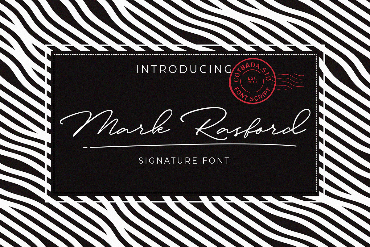 Mark Rasford Signature Font Script in Script Fonts - product preview 8