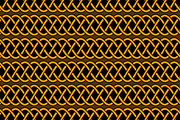 Golden and black braided geo pattern