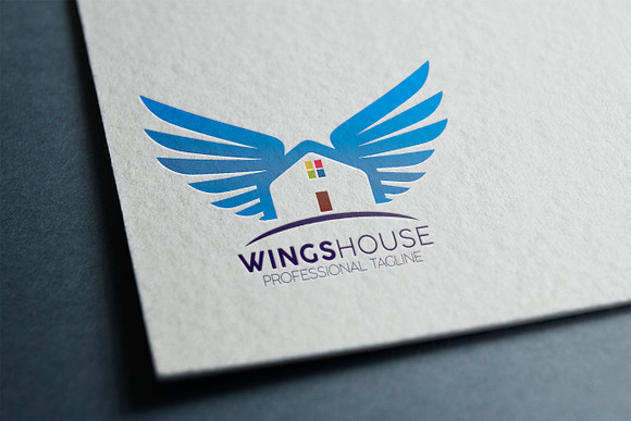 Wings House Logo in Logo Templates - product preview 3