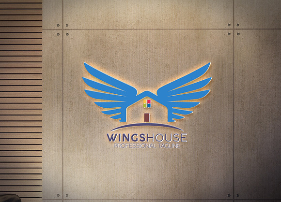 Wings House Logo in Logo Templates - product preview 5