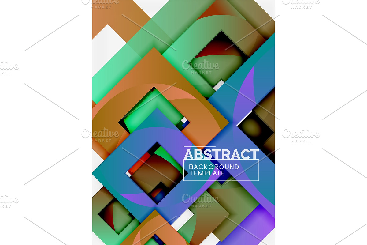 Geometric minimal abstract in Illustrations - product preview 8