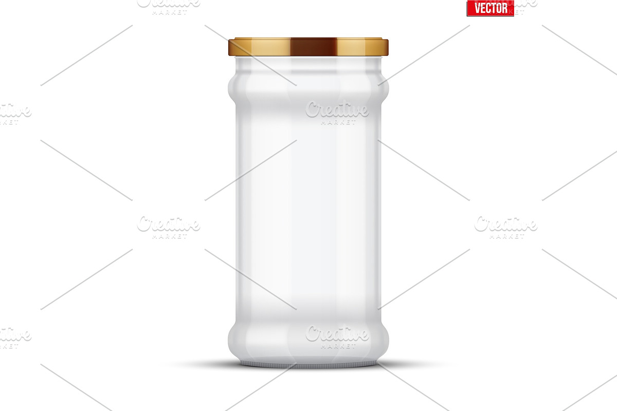 Transparent Glass Jars for canning in Illustrations - product preview 8
