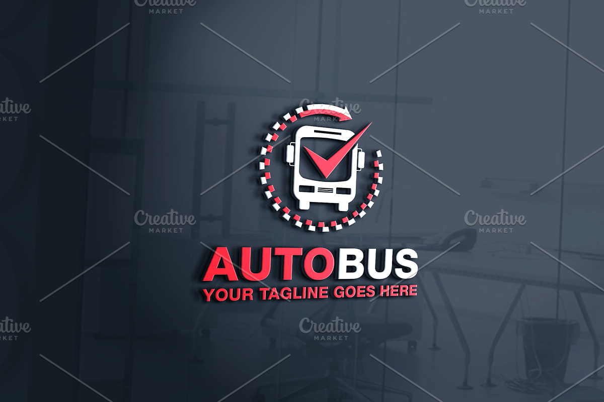 Auto Bus Logo in Logo Templates - product preview 8