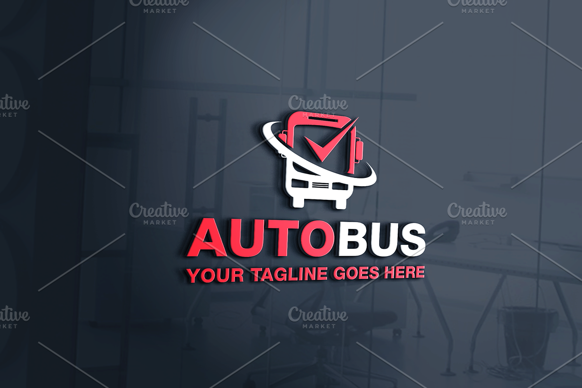 Auto Bus Logo in Logo Templates - product preview 8