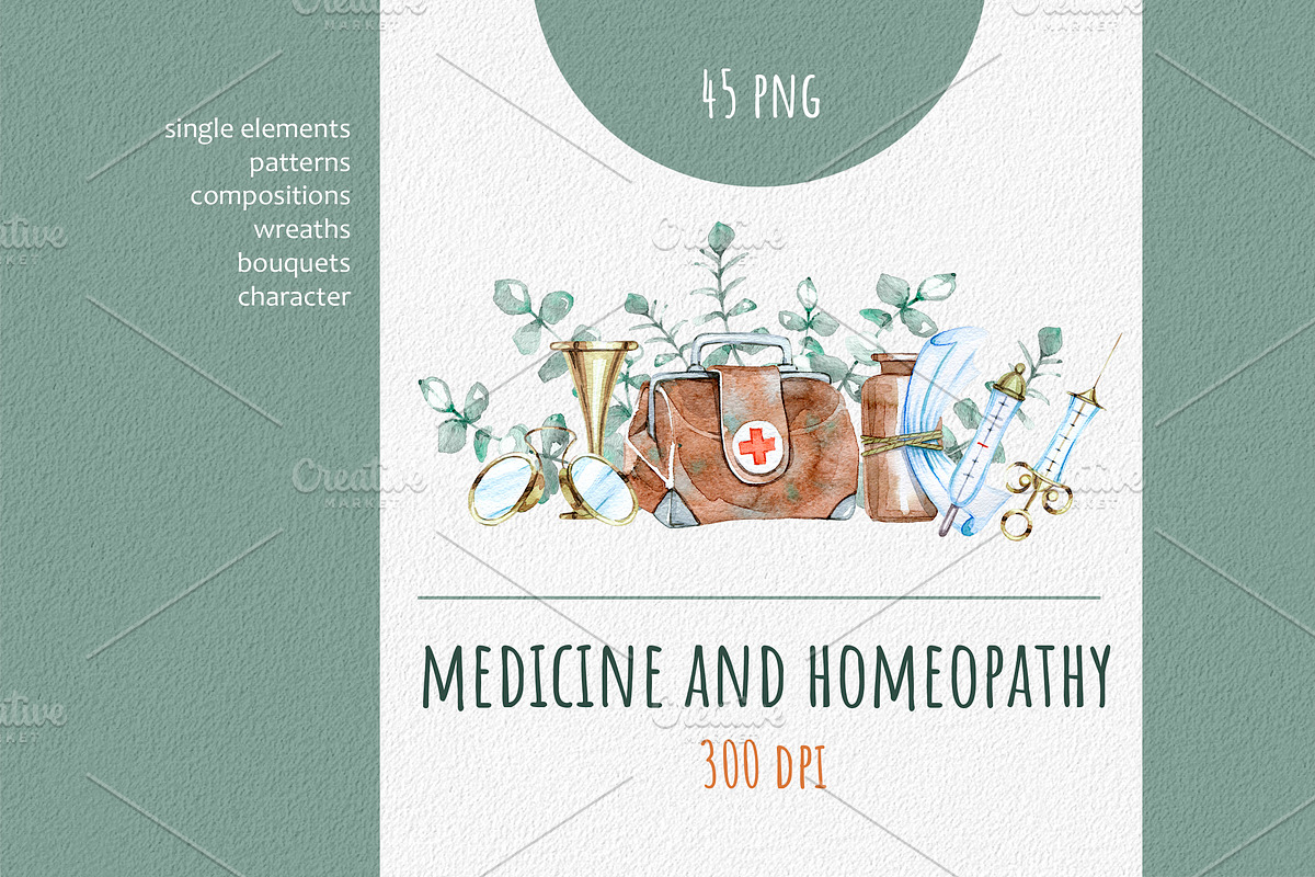 medicine and homeopathy in Illustrations - product preview 8