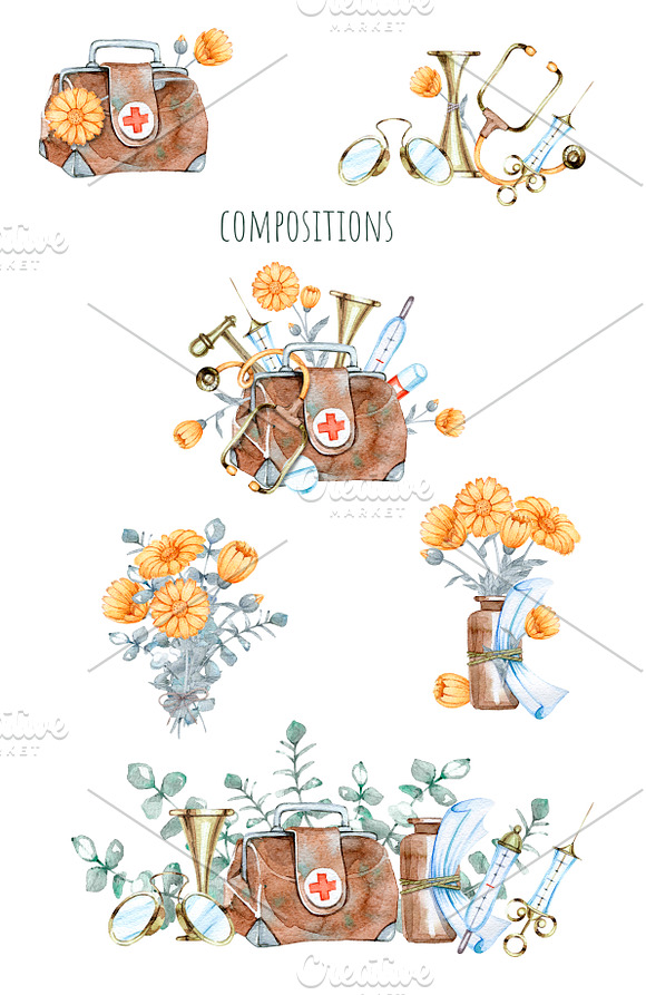 medicine and homeopathy in Illustrations - product preview 3