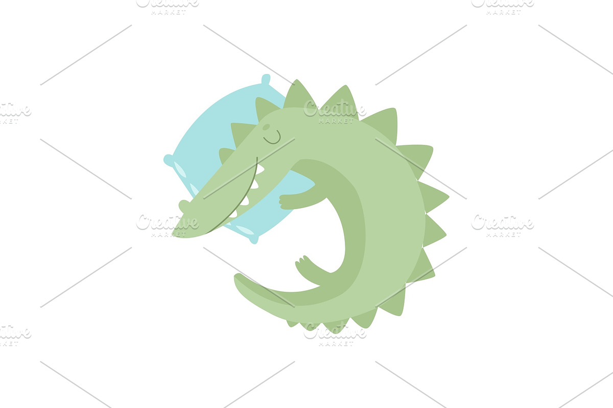 Cute Crocodile Reptile Animal in Illustrations - product preview 8