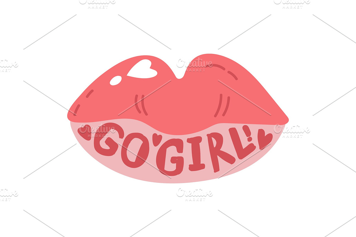 Go Girl, Girlish Pretty Design in Illustrations - product preview 8