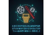 Afterschool activities concept icon