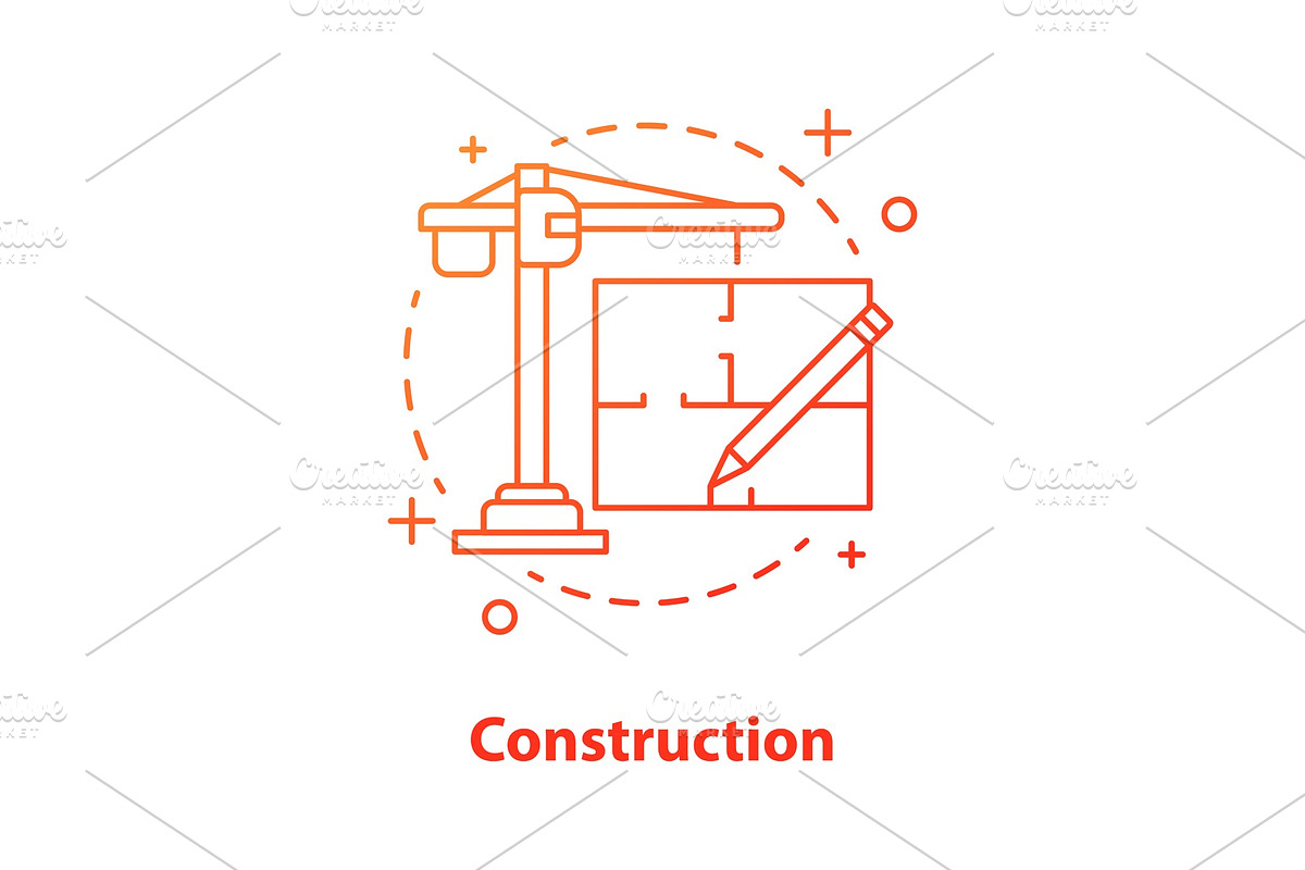 Construction industry concept icon in Icons - product preview 8