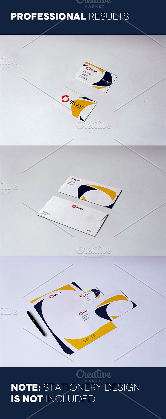 Stationery / Branding Mock-Up in Branding Mockups - product preview 2