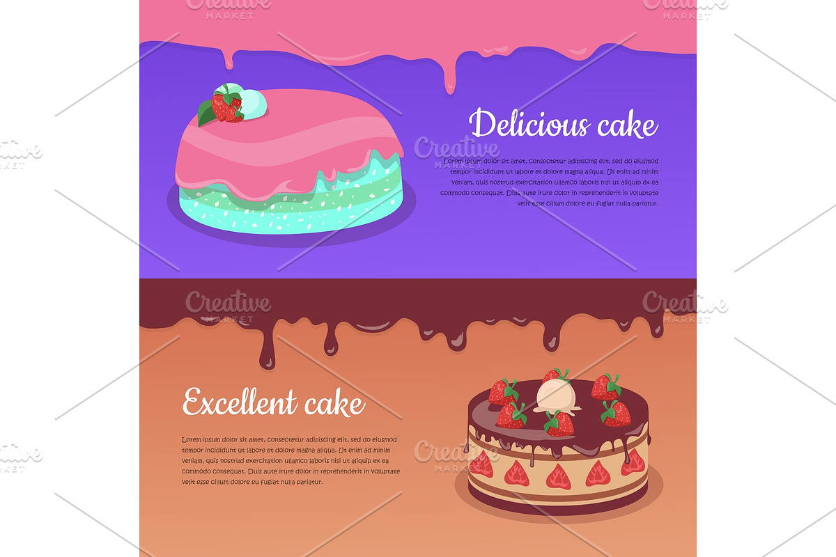 Delicious Cake. Excellent Cake in Illustrations - product preview 8