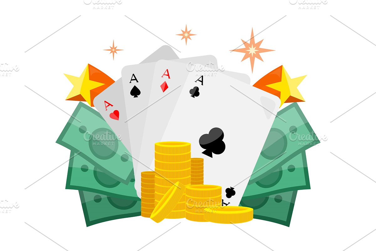 Poker Conceptual Vector Web Banner in Objects - product preview 8