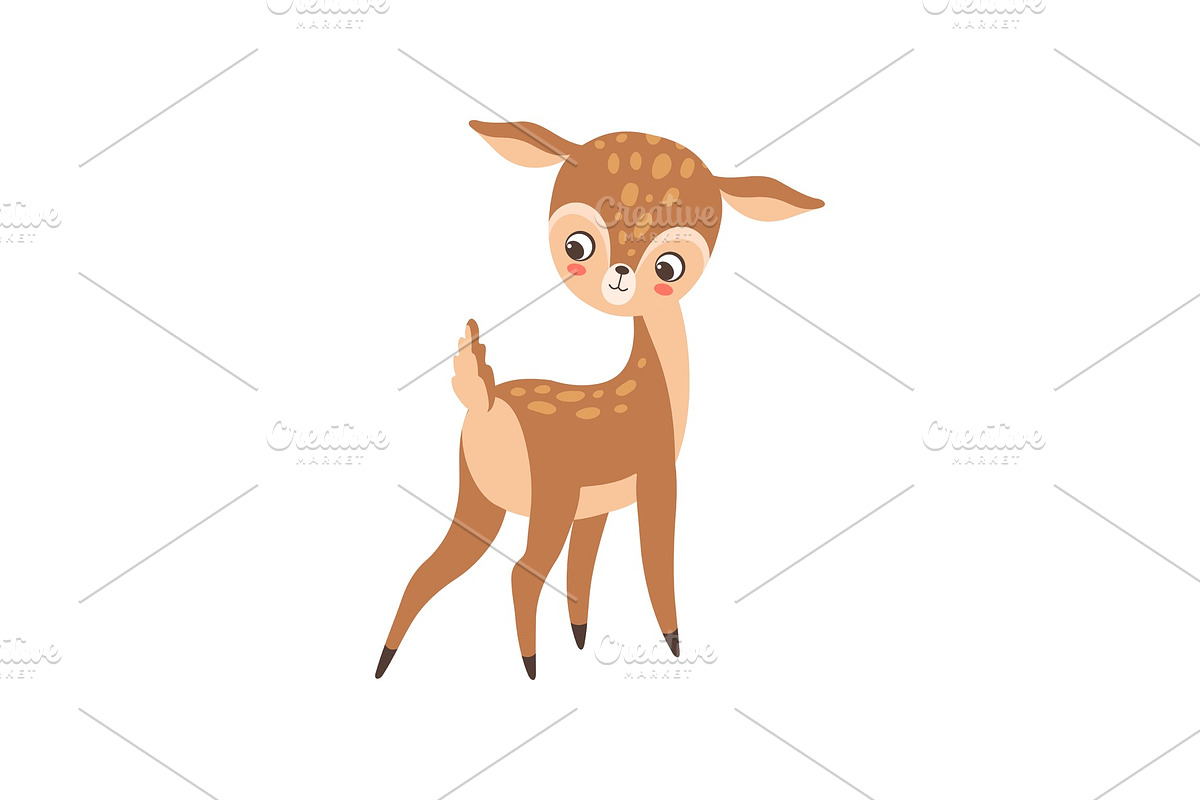 Cute Baby Deer, Adorable Sweet in Illustrations - product preview 8