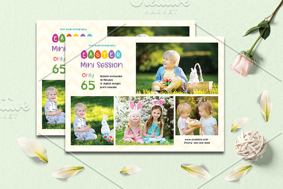 Easter Mini Session - V982 in Flyer Templates - product preview 2