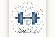 Logo for sport athletic club