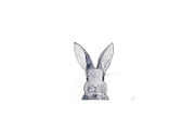 Bunny Rabbit Watercolour Art
