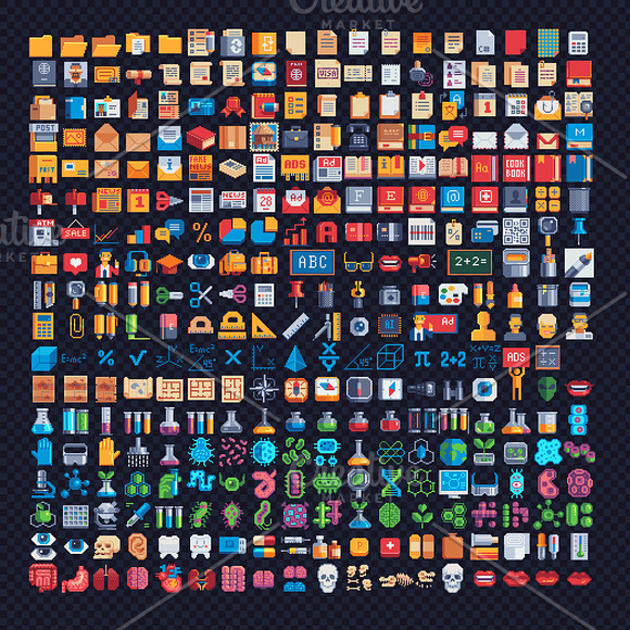 2500 - Icons Mega Bundle in Video Game Icons - product preview 2