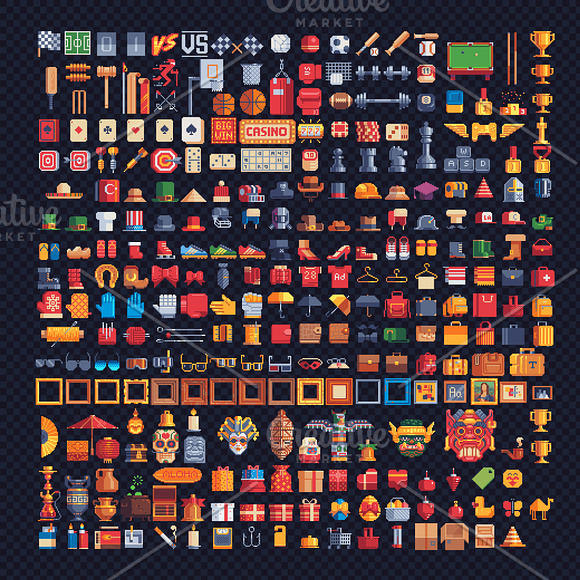 2500 - Icons Mega Bundle in Video Game Icons - product preview 6