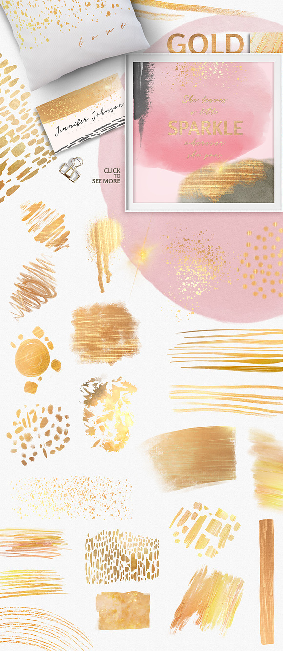 Colorful Mess & Gold Vol.2 in Textures - product preview 3