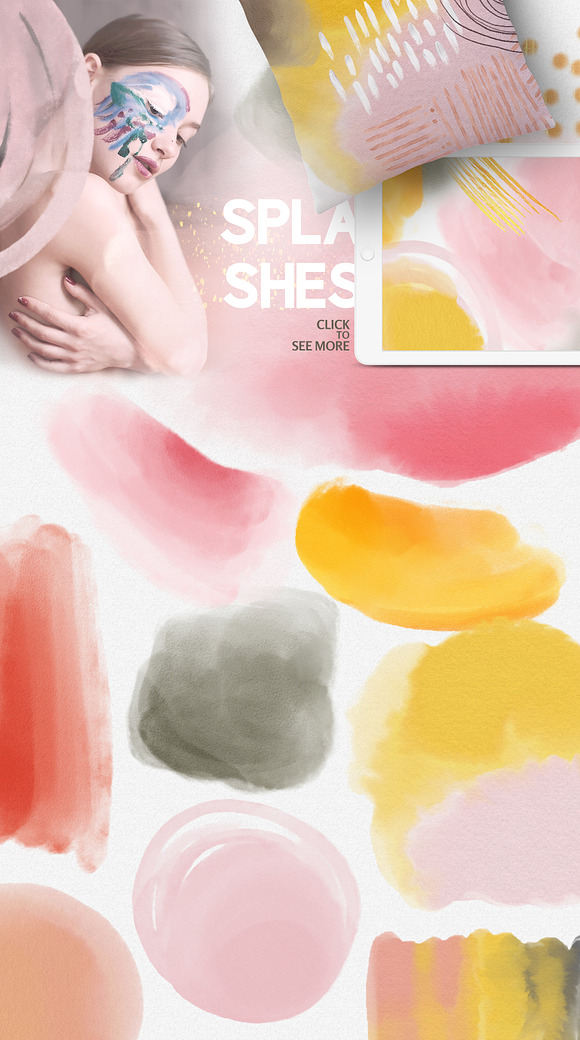 Colorful Mess & Gold Vol.2 in Textures - product preview 5