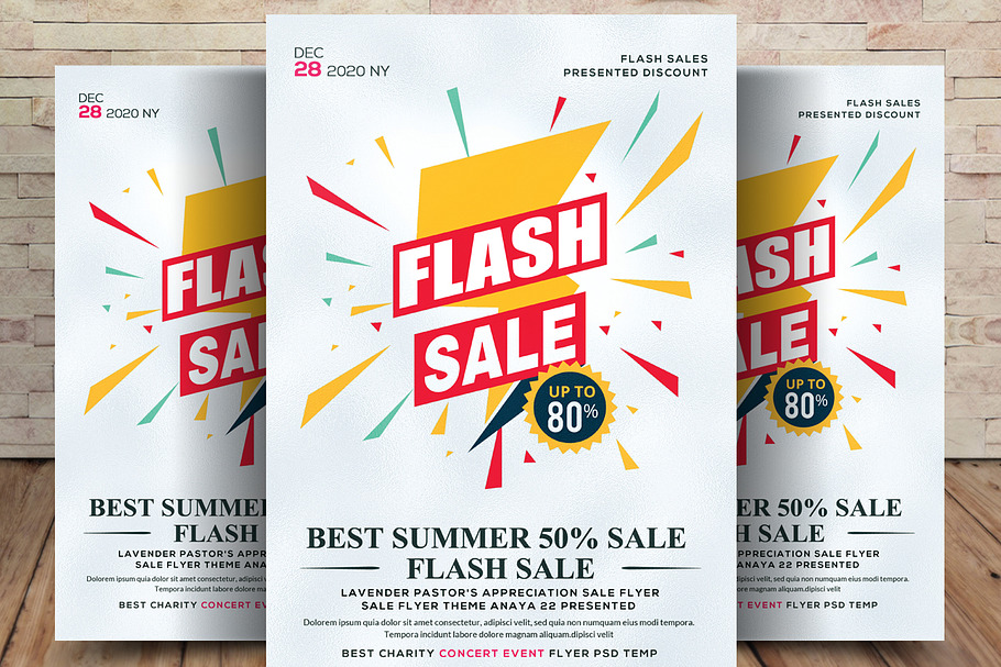 Flash Sale Poster Flyer Template
