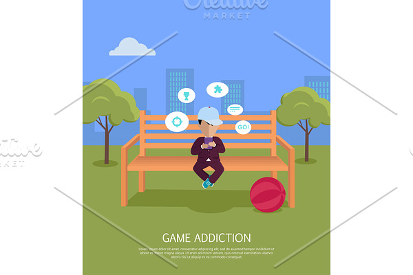 Game Addiction Banner