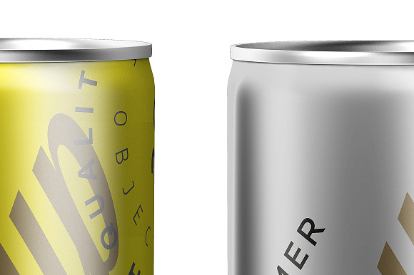 Energy Drink Can Mockup 250ml in Product Mockups - product preview 1