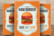 Ham Burger Flyer Template