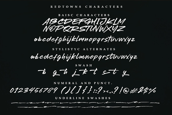 Redtowns Font in Script Fonts - product preview 9