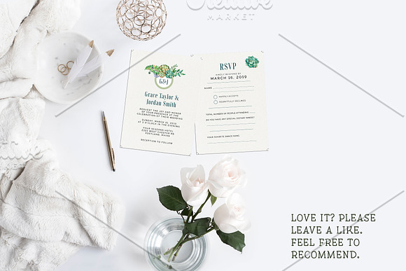 Rustic Wedding Invitation in Wedding Templates - product preview 1