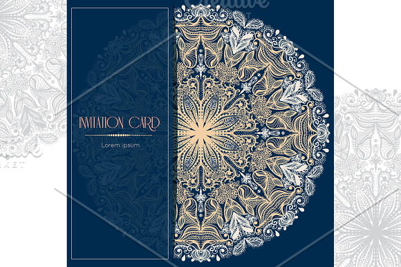 Ornamental Mandala Set in Illustrations - product preview 4