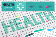 Health 700+ Line Icons Bundle