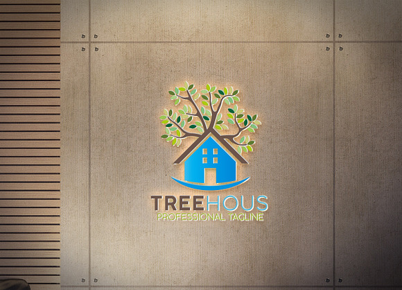 Tree House Logo in Logo Templates - product preview 1