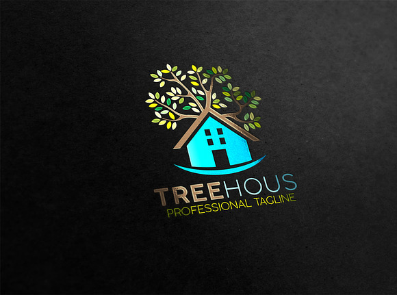 Tree House Logo in Logo Templates - product preview 3