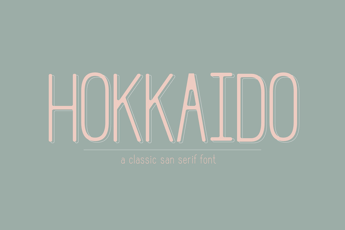 Hokkaido | A Classic Sans Serif in Sans-Serif Fonts - product preview 8