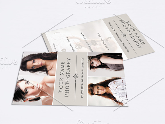 Business Card Template 009 Photoshop in Business Card Templates - product preview 1