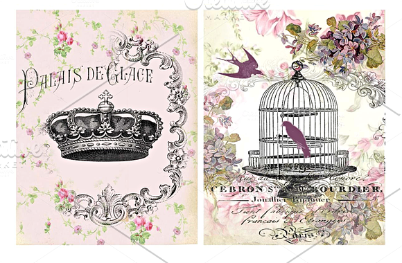 Paris Pour Les Amis Collage Sheet in Illustrations - product preview 1