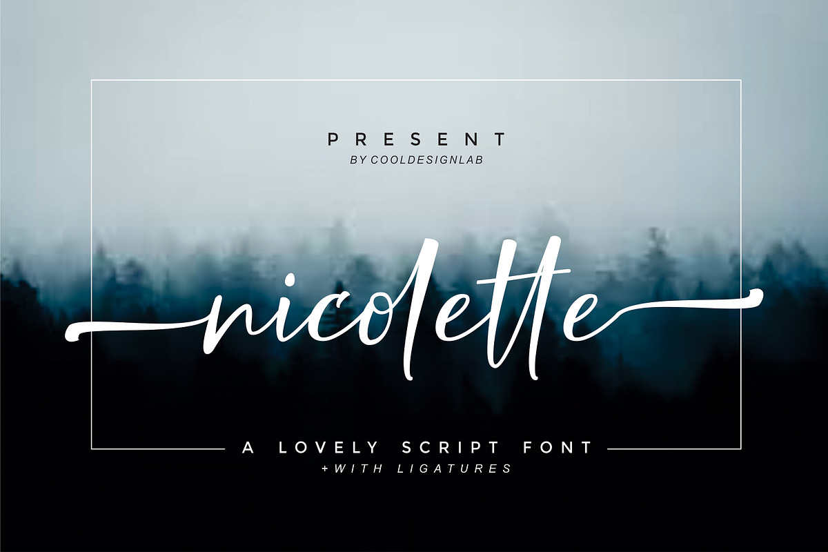 Nicolette Script in Script Fonts - product preview 8