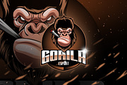 Gorilas - Mascot & Esport Logo