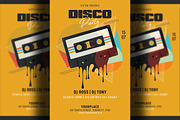 Disco Retro Night Party Flyer