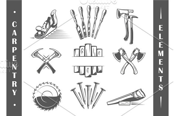18 Modern Carpentry Logos Templates in Logo Templates - product preview 4