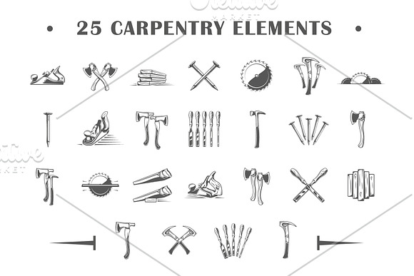 18 Modern Carpentry Logos Templates in Logo Templates - product preview 5