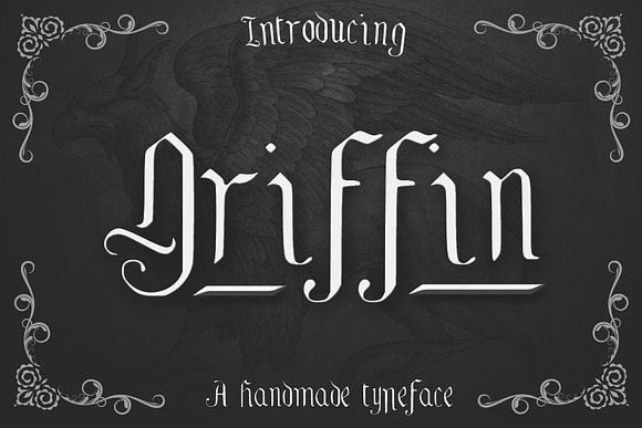 GRIFFIN, a Blackletter Typeface in Blackletter Fonts - product preview 3