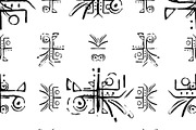 Ethnic Graphic Symbols Seamless Patt