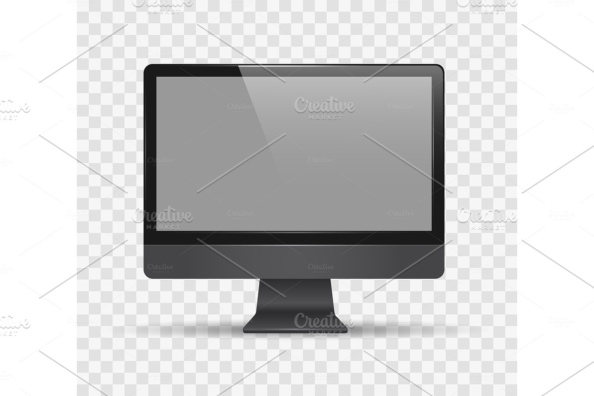 Desktop monitor screen in Illustrations - product preview 8