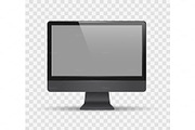 Desktop monitor screen