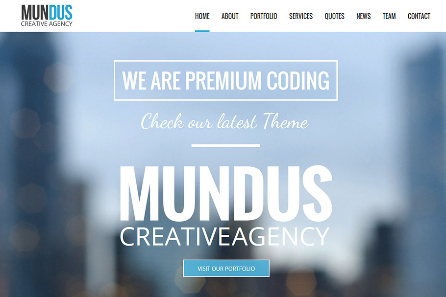 Mundus - Business One Page Wordpress
