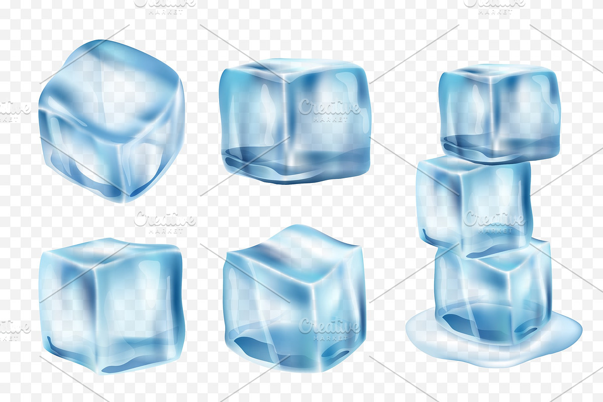 Ice cubes. Freeze water with light in Graphics - product preview 8